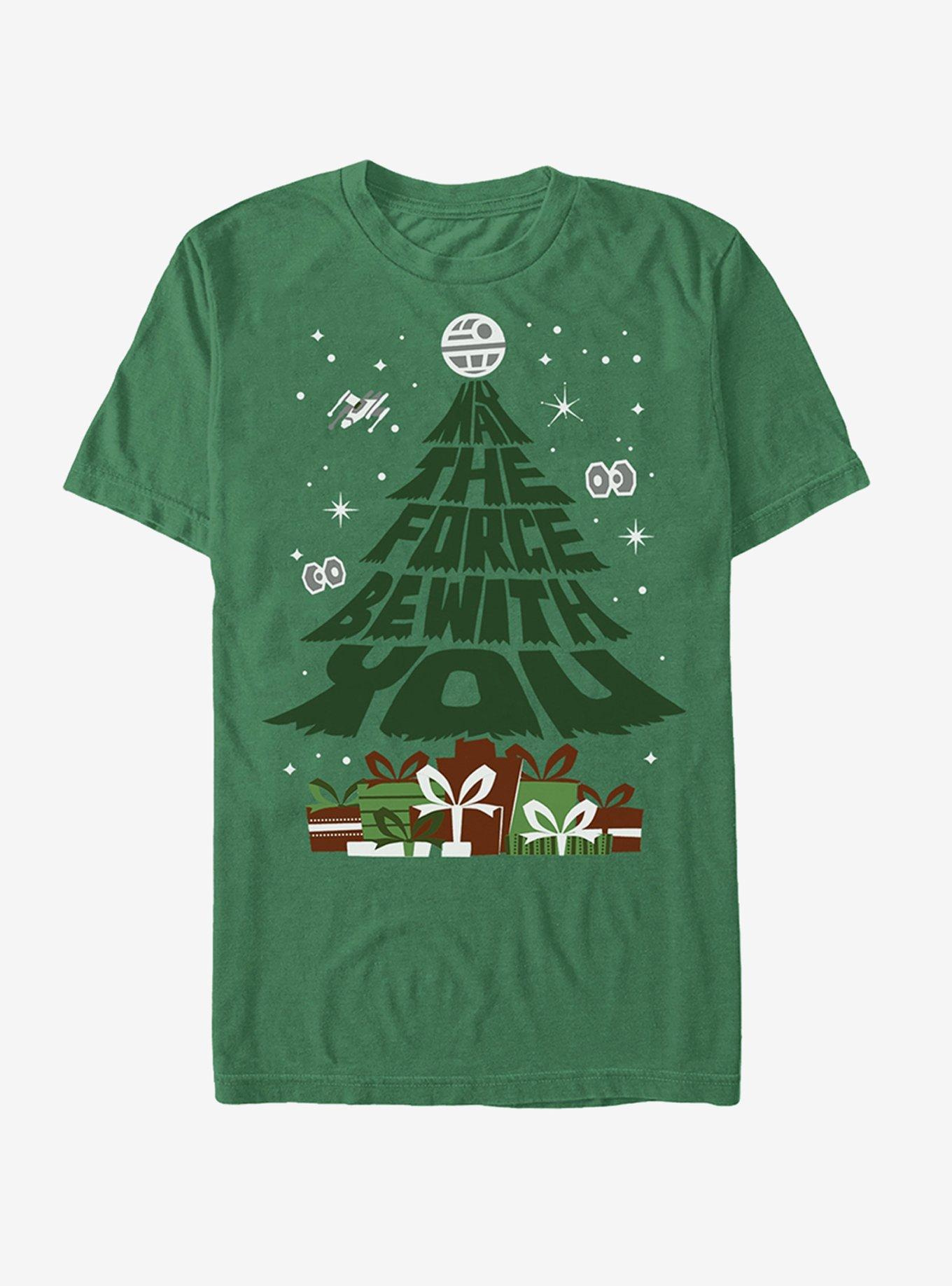Star Wars Christmas Gifts Be With You T-Shirt, KELLY, hi-res