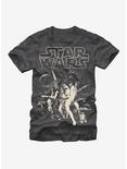 Star Wars Classic Poster T-Shirt, CHAR HTR, hi-res