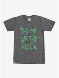 Marvel Hulk Panels T-Shirt, CHAR HTR, hi-res