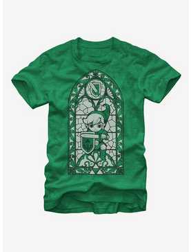Nintendo Legend of Zelda Grayscale Stained Glass T-Shirt, , hi-res