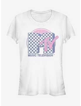 MTV Checkerboard Logo Girls T-Shirt, , hi-res