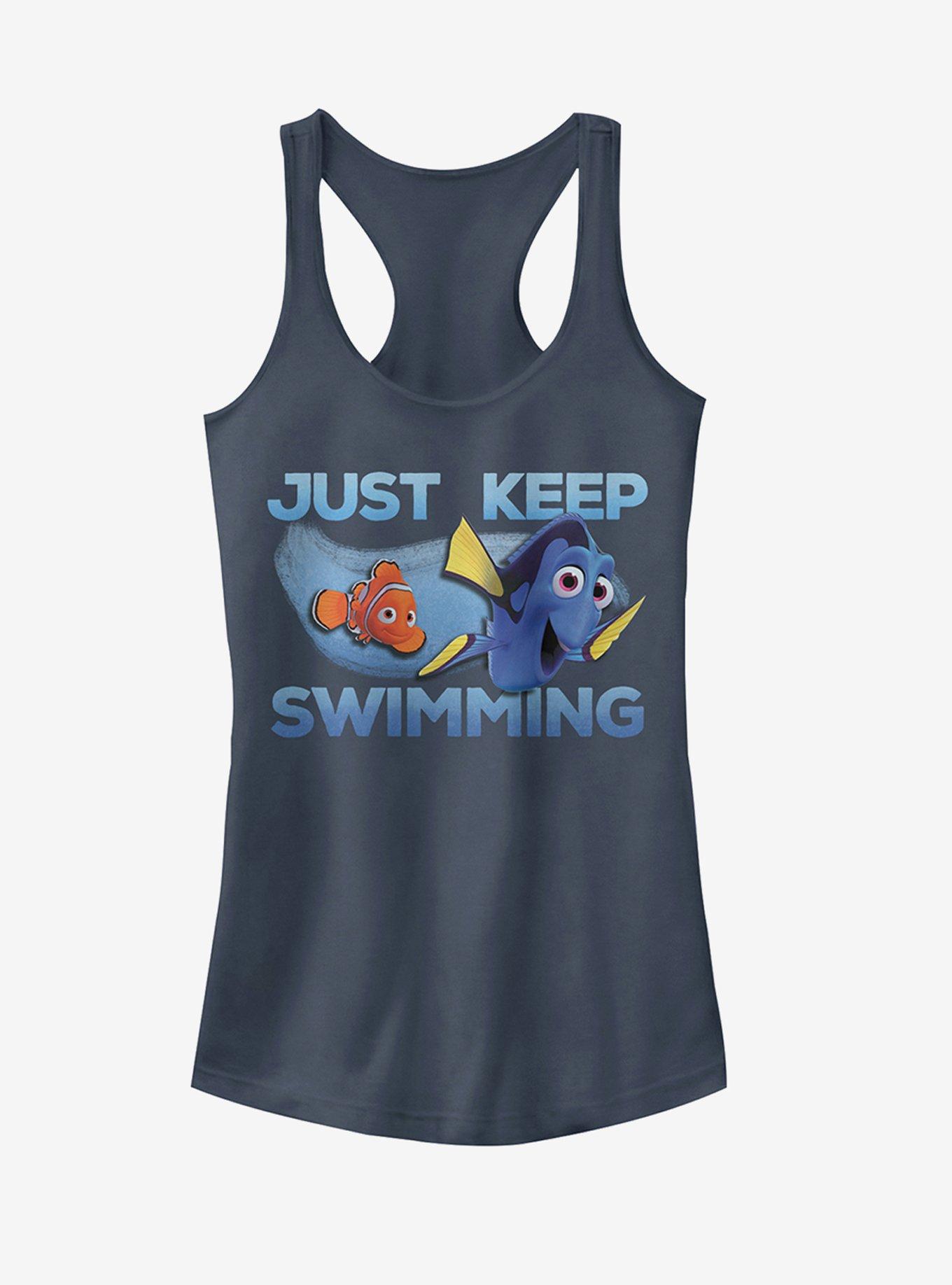 Disney Pixar Finding Dory Just Keep Swimming Current Girls Tank, , hi-res