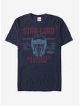 Marvel Guardians of the Galaxy Vol. 2 Star-Lord List T-Shirt, NAVY, hi-res