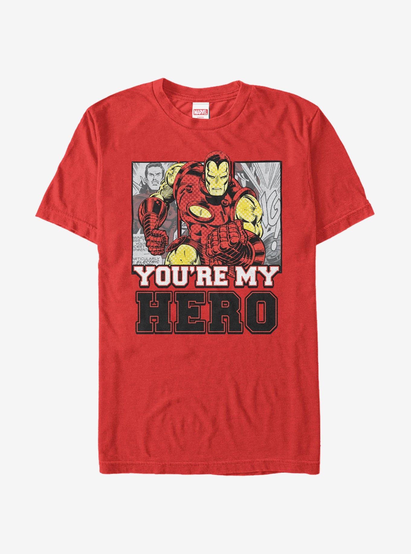 Marvel Iron Man My Hero T-Shirt, RED, hi-res