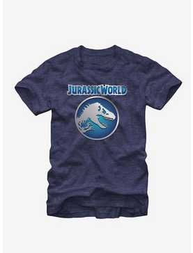Jurassic World Blue And Silver Logo T-Shirt, , hi-res