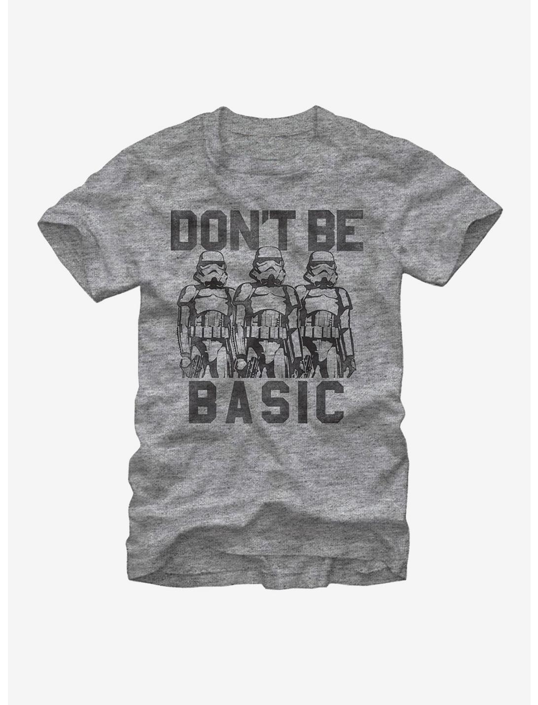 Star Wars Don't Be Basic Stormtroopers T-Shirt, ATH HTR, hi-res