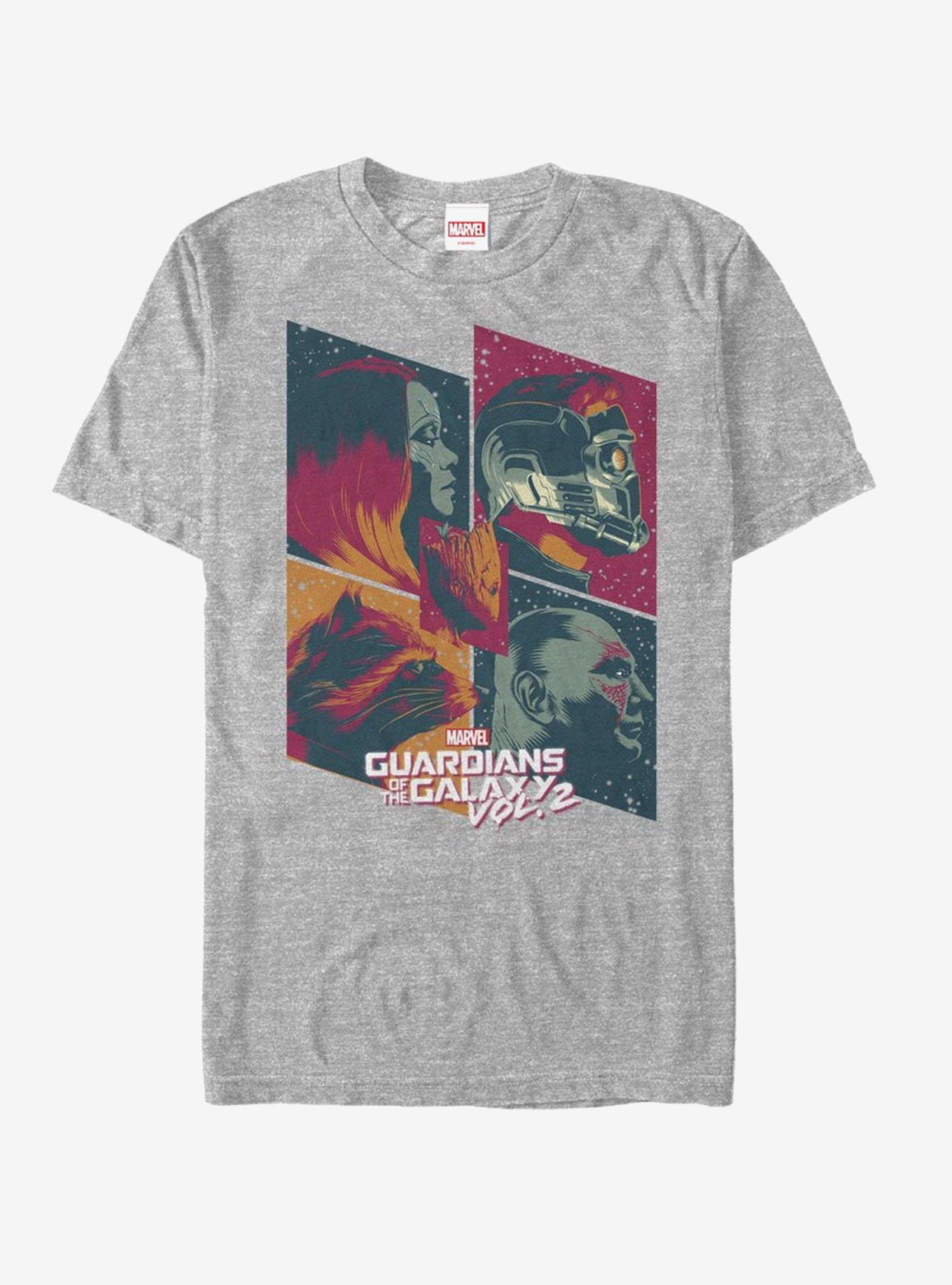 Marvel Guardians of Galaxy Vol. 2 Team Five  T-Shirt, ATH HTR, hi-res