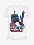 Star Wars Boba Fett Nebula Girls T-Shirt, WHITE, hi-res