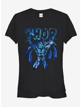 Marvel Mighty Thor Electric Current Girls T-Shirt, BLACK, hi-res