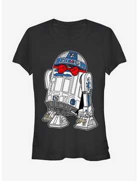 Star Wars R2-D2 Bow Tie Girls T-Shirt, , hi-res