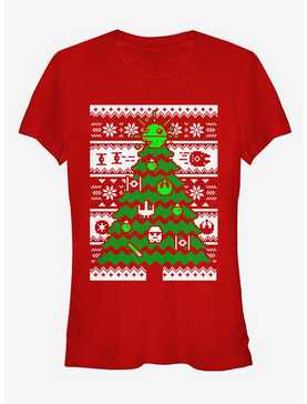 Star Wars Ugly Christmas Sweater Tree Girls T-Shirt, , hi-res
