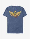 Nintendo Legend of Zelda Triforce Fade T-Shirt, NAVY HTR, hi-res