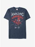 Marvel Spider-Man Est 62 T-Shirt, NAVY HTR, hi-res