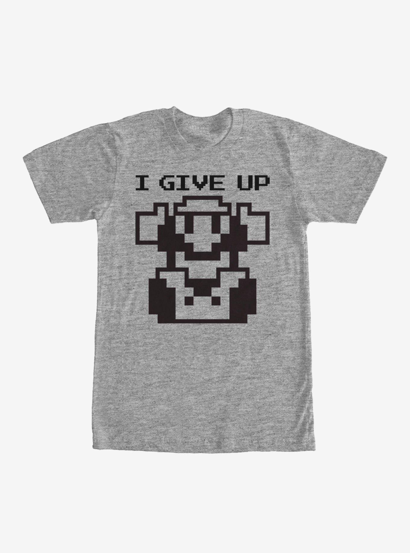 Nintendo Super Mario I Give Up T-Shirt