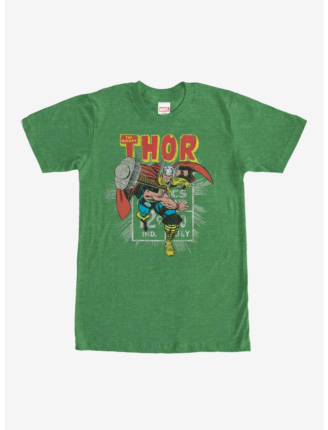 Marvel Thor Comic Book Cent T-Shirt, KEL HTR, hi-res