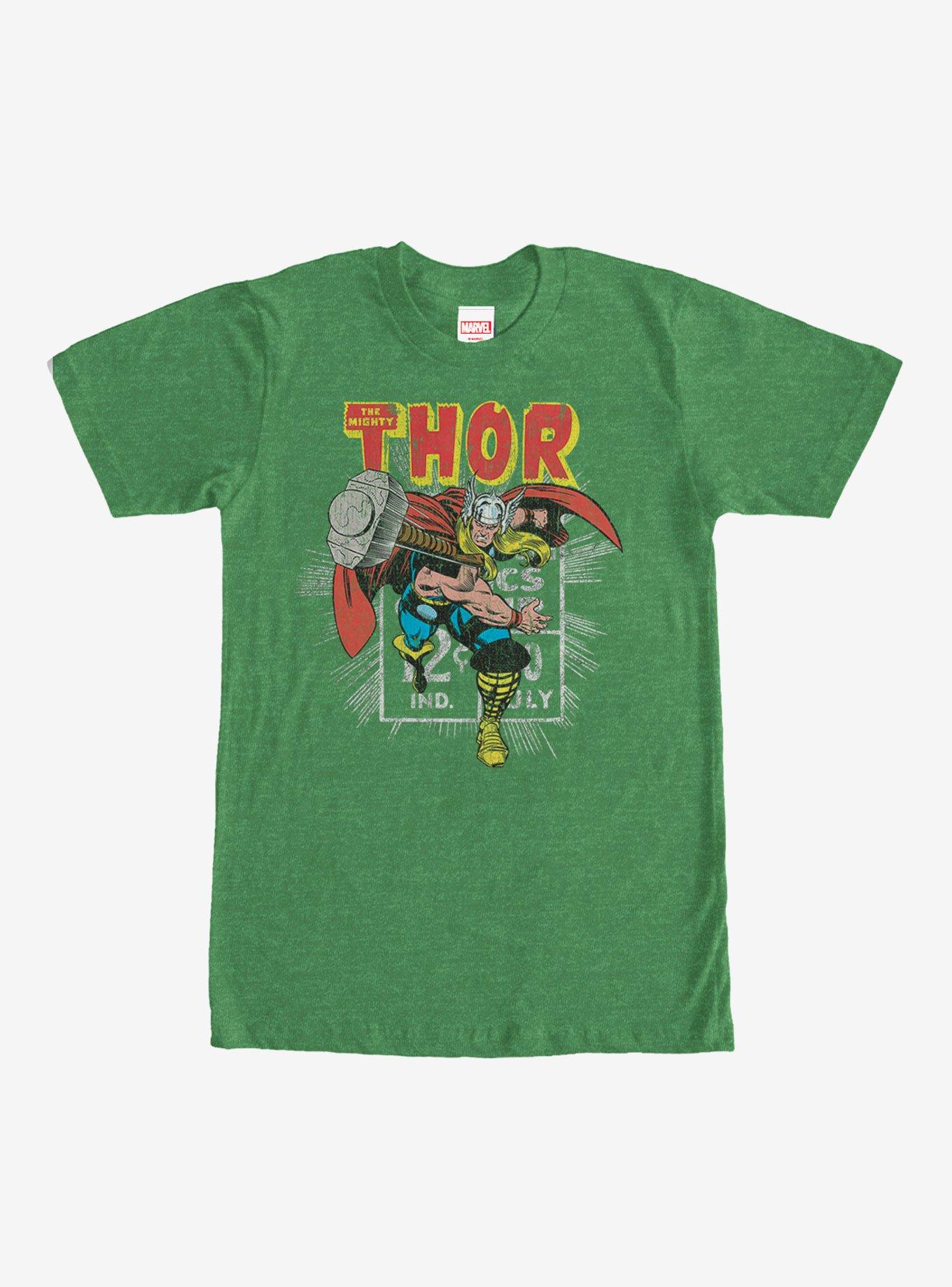 Marvel Thor Comic Book Cent T-Shirt, KEL HTR, hi-res