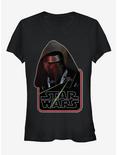 Star Wars Episode VII The Force Awakens Kylo Ren TIE Fighter Girls T-Shirt, BLACK, hi-res