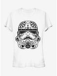 Star Wars Ornate Stormtrooper Girls T-Shirt, WHITE, hi-res