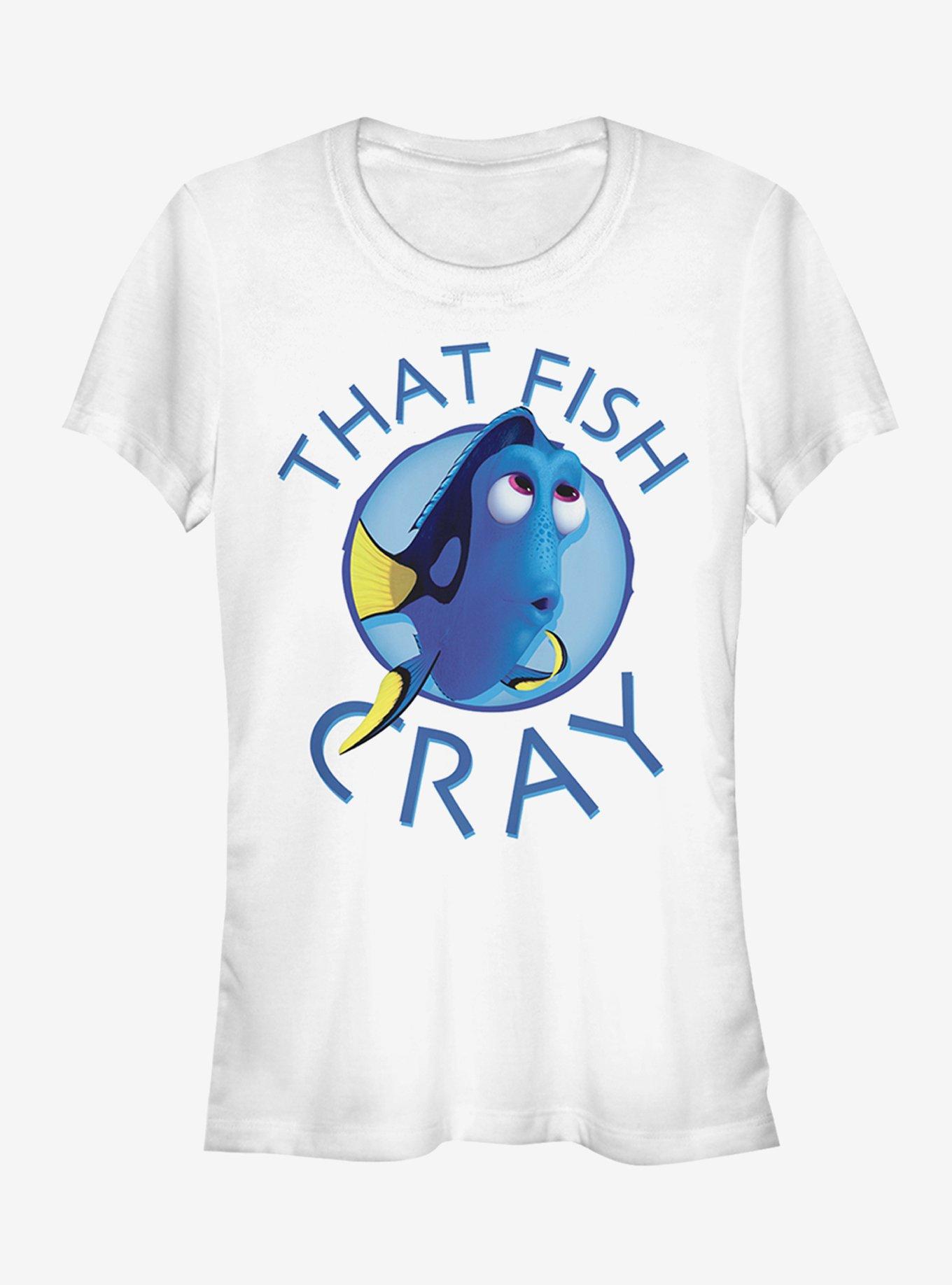 Disney Pixar Finding Nemo That Fish Cray Girls T-Shirt, WHITE, hi-res