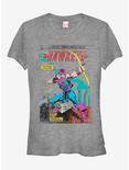 Marvel Hawkeye Limited Comic Book Print Girls T-Shirt, ATH HTR, hi-res