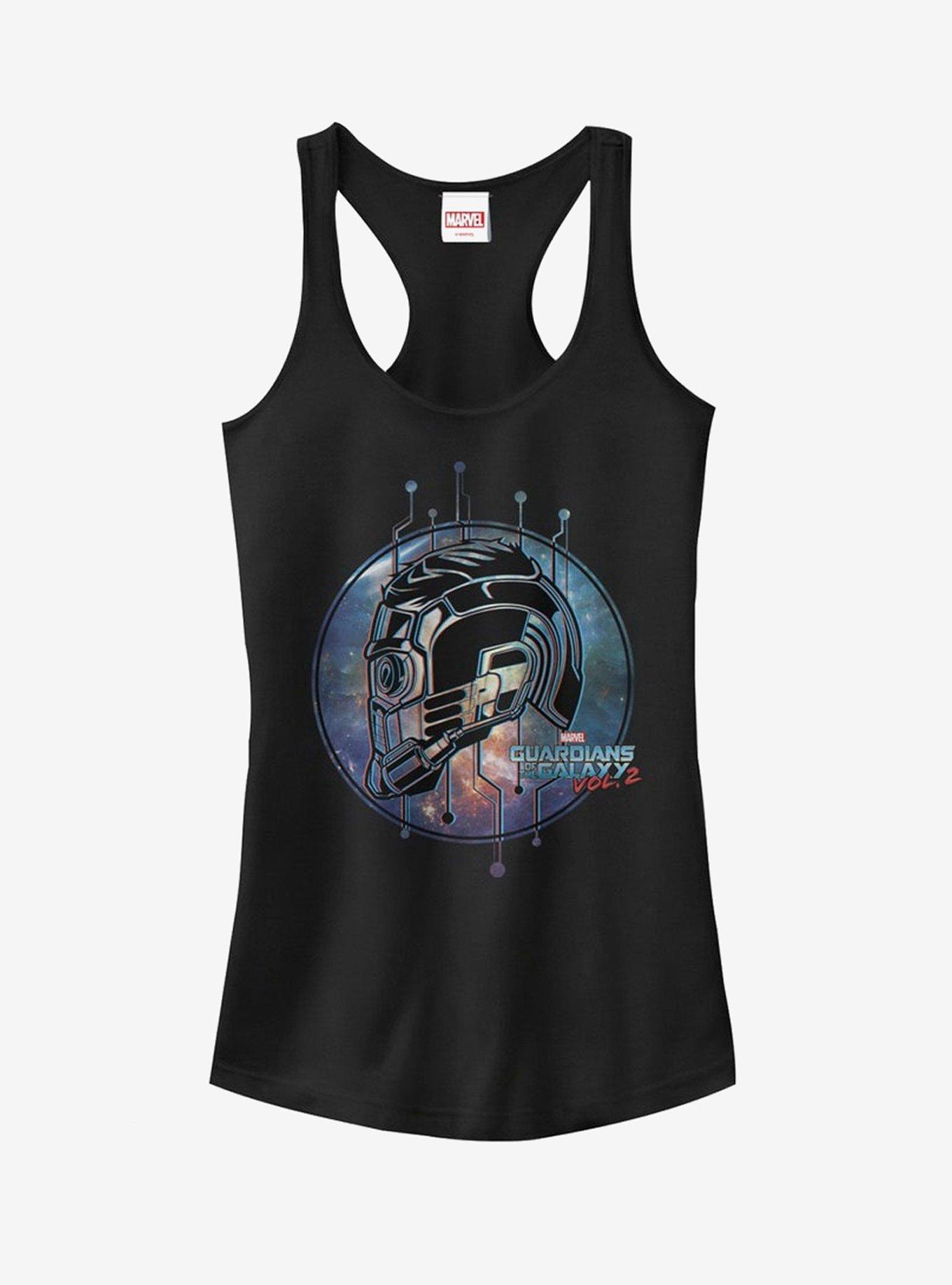 Marvel Guardians of Galaxy Vol 2 Star-Lord Tech Girls Tank, BLACK, hi-res