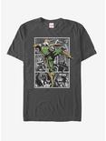 Marvel Iron Fist Rain Battle T-Shirt, CHARCOAL, hi-res