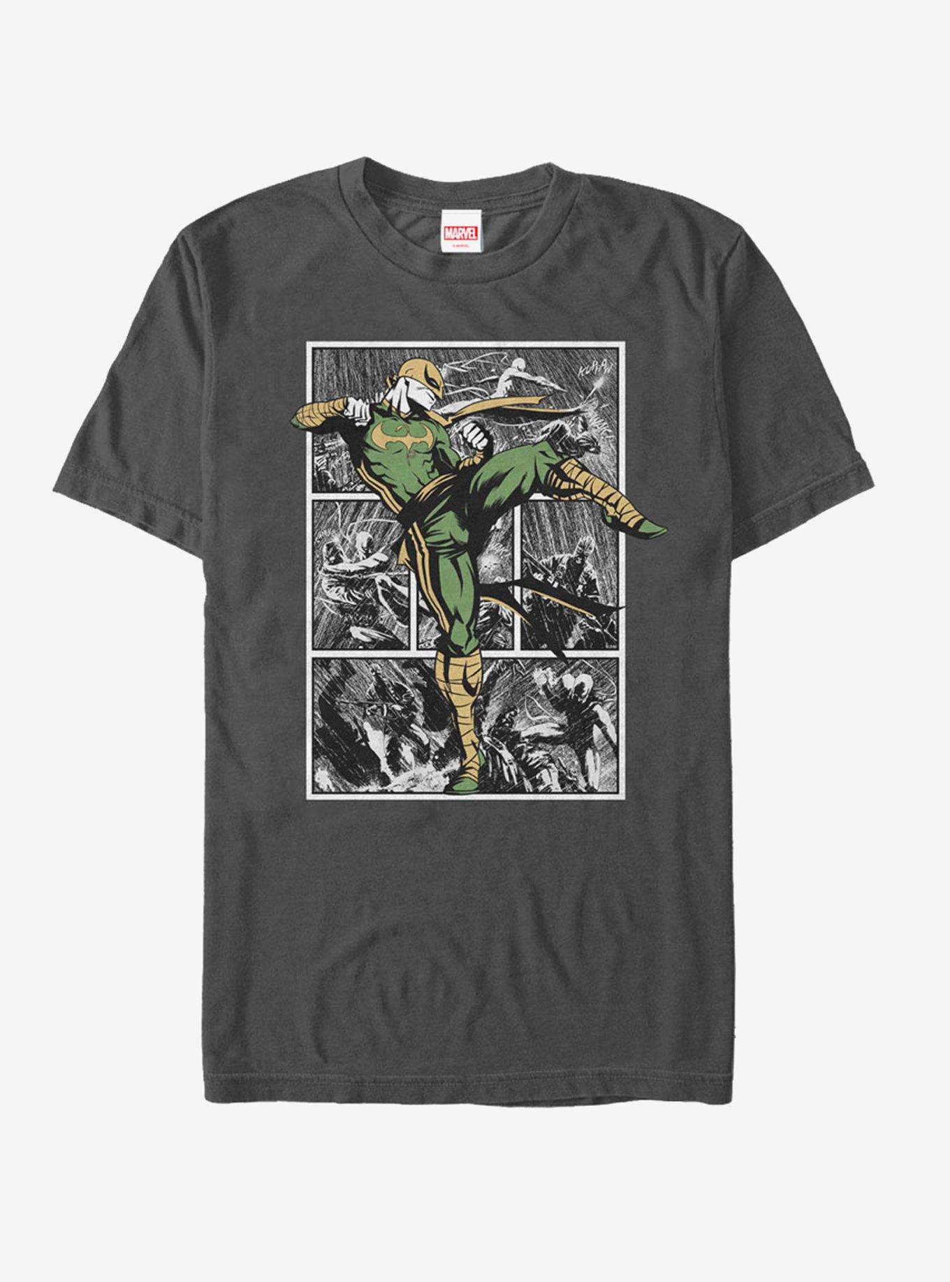 Marvel Iron Fist Rain Battle T-Shirt, , hi-res
