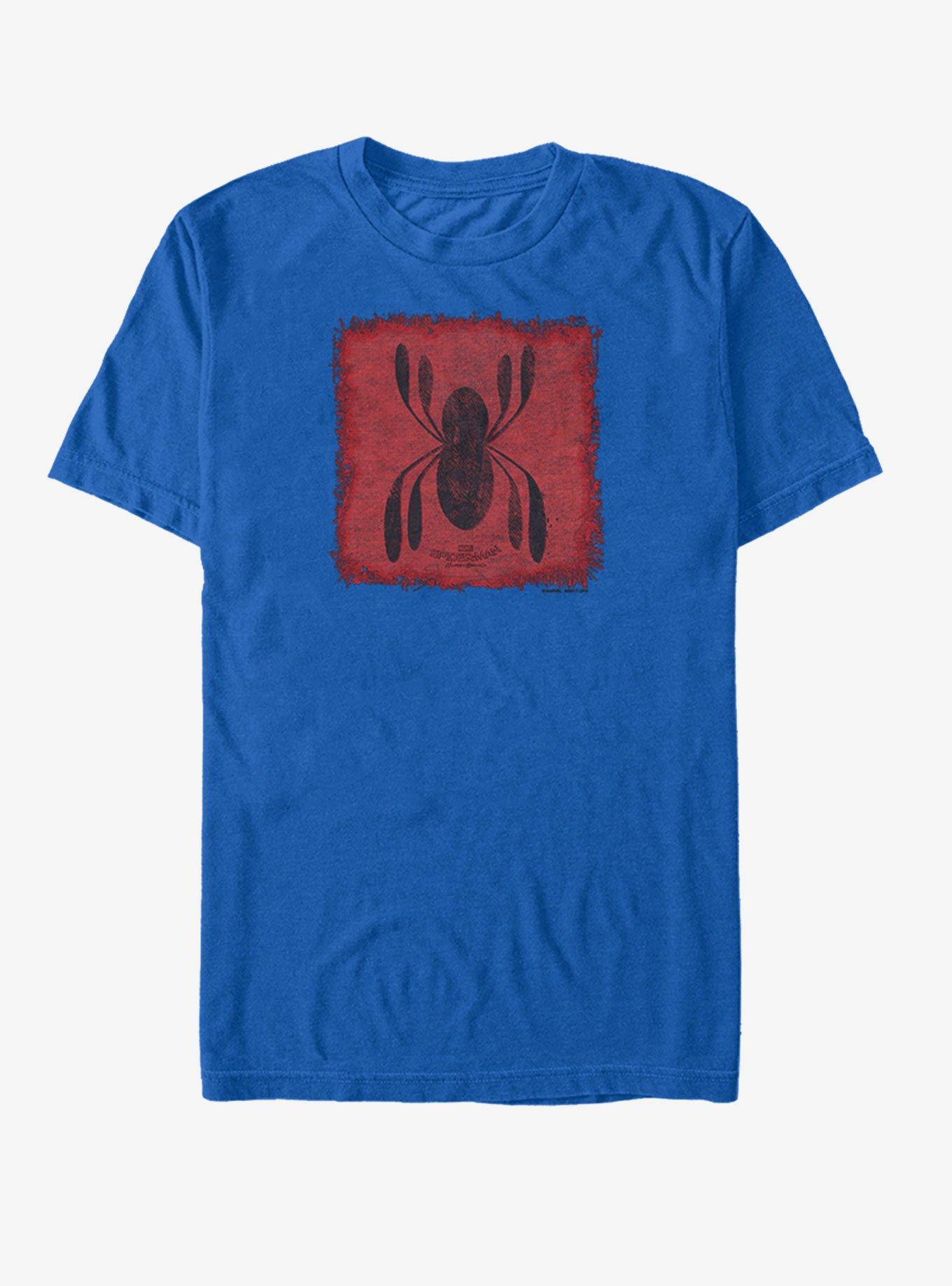 Marvel Spider-Man Homecoming Logo Patch T-Shirt, ROYAL, hi-res