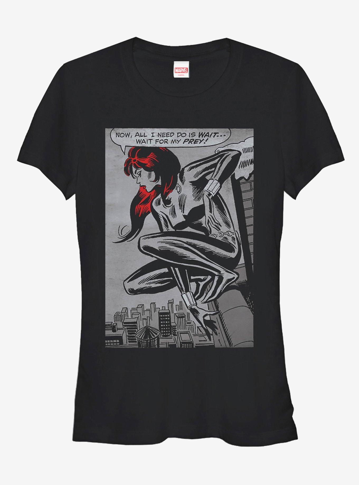 Marvel Black Widow Wait for Prey Girls T-Shirt