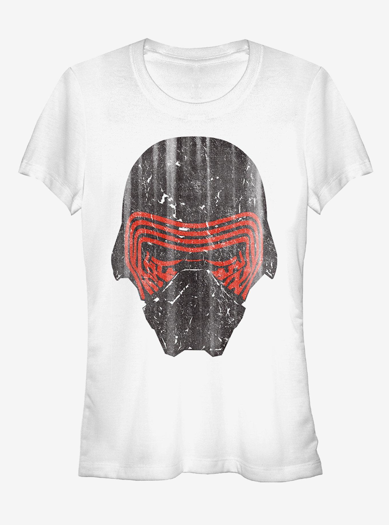 Star Wars Kylo Ren Mask Girls T-Shirt, WHITE, hi-res