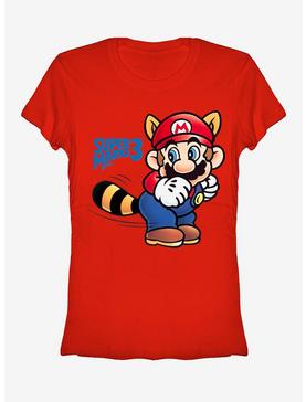 Nintendo Mario Raccoon Tail Girls T-Shirt, , hi-res