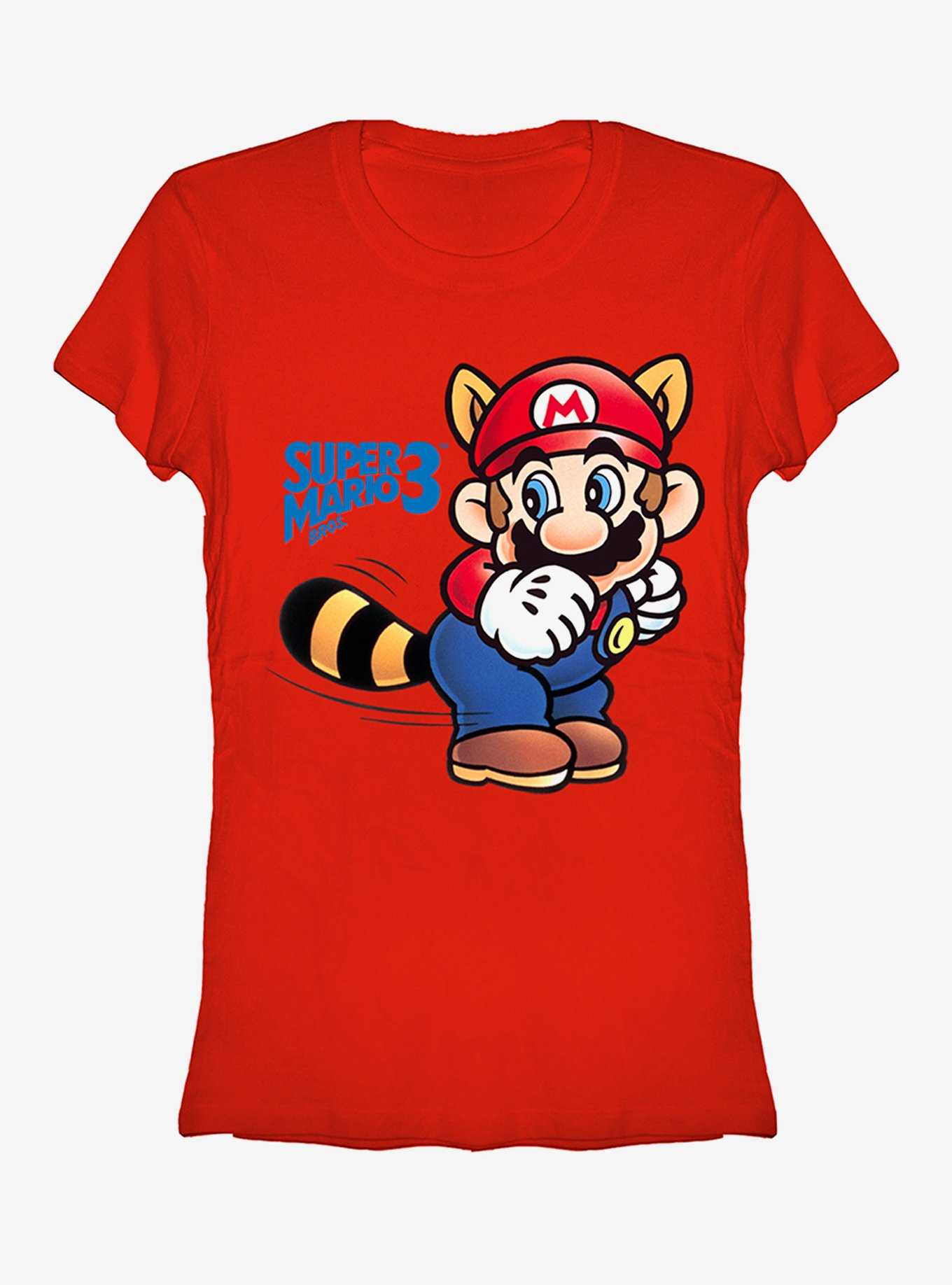 Nintendo Mario Raccoon Tail Girls T-Shirt, , hi-res