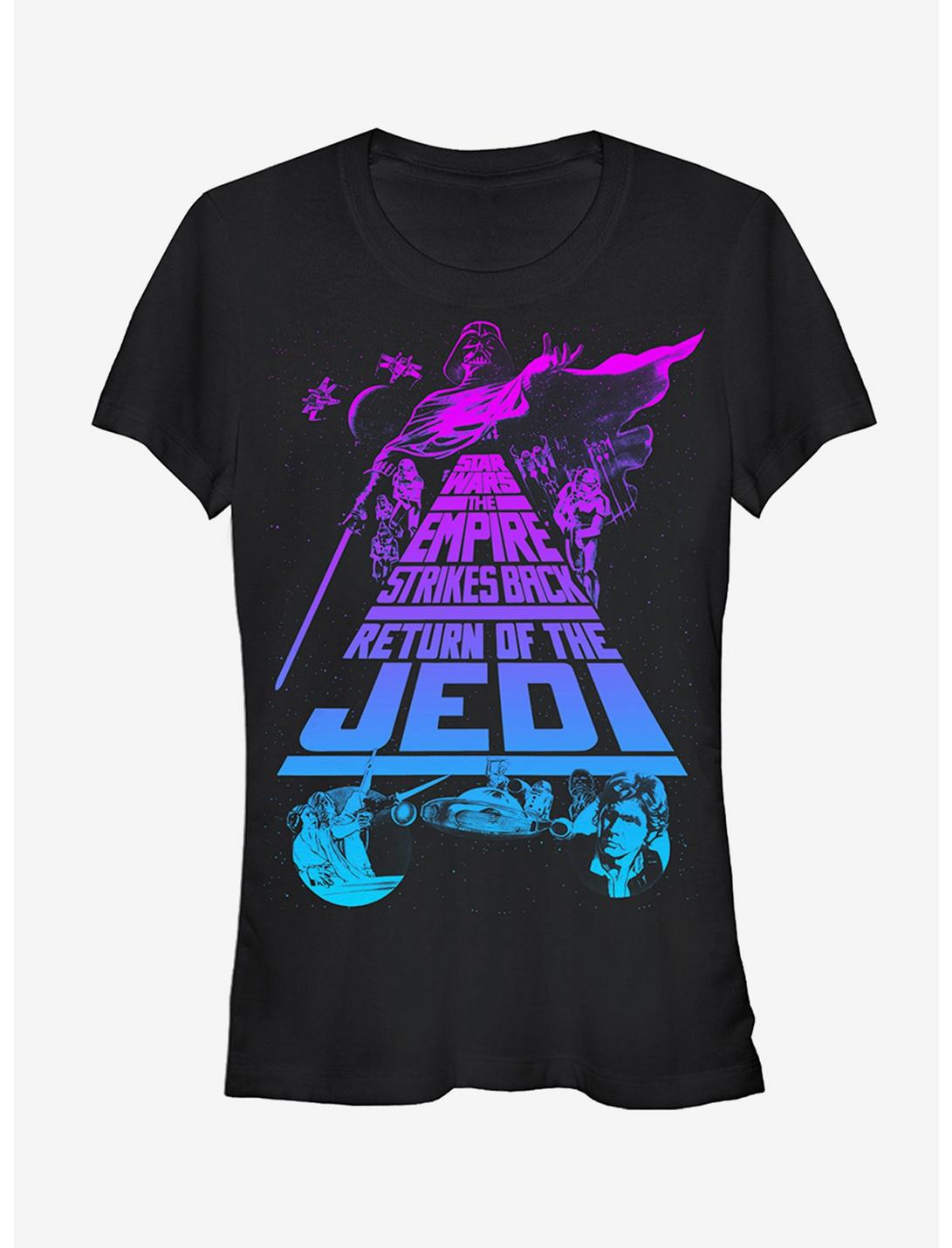 Star Wars Trilogy Girls T-Shirt, BLACK, hi-res