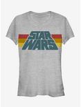 Star Wars Stripe Logo Girls T-Shirt, ATH HTR, hi-res