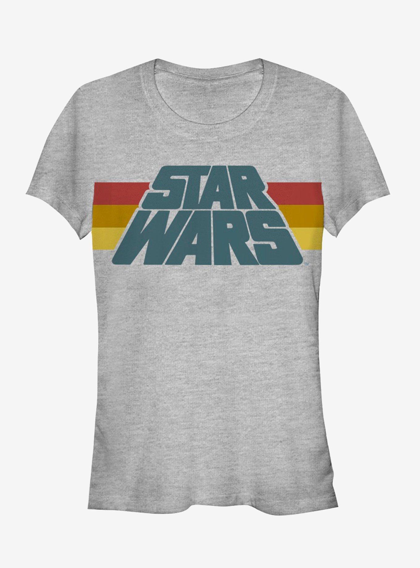 Star Wars Stripe Logo Girls T-Shirt, , hi-res