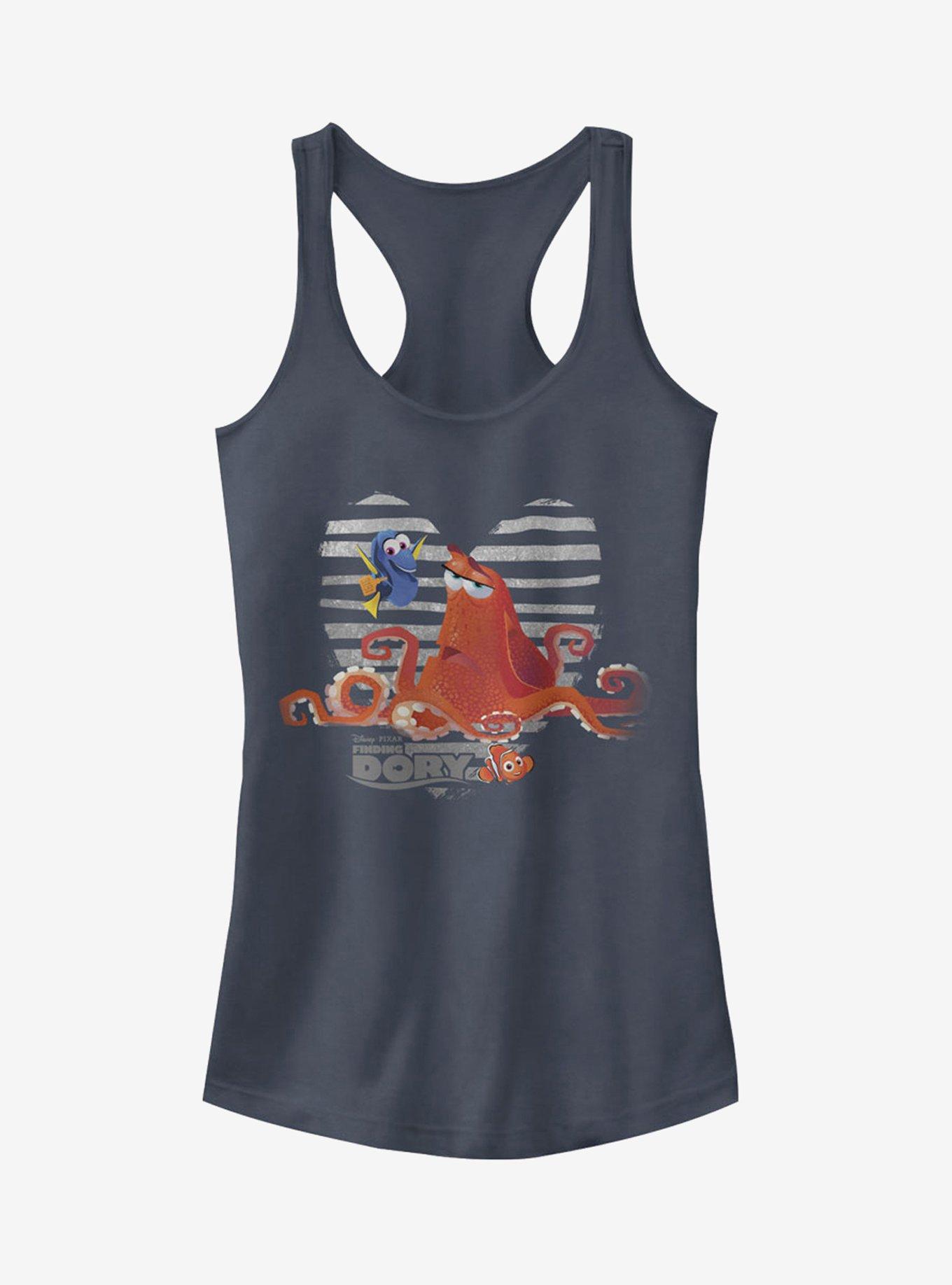 Disney Pixar Finding Dory Hank Dory Heart Girls Tank, INDIGO, hi-res