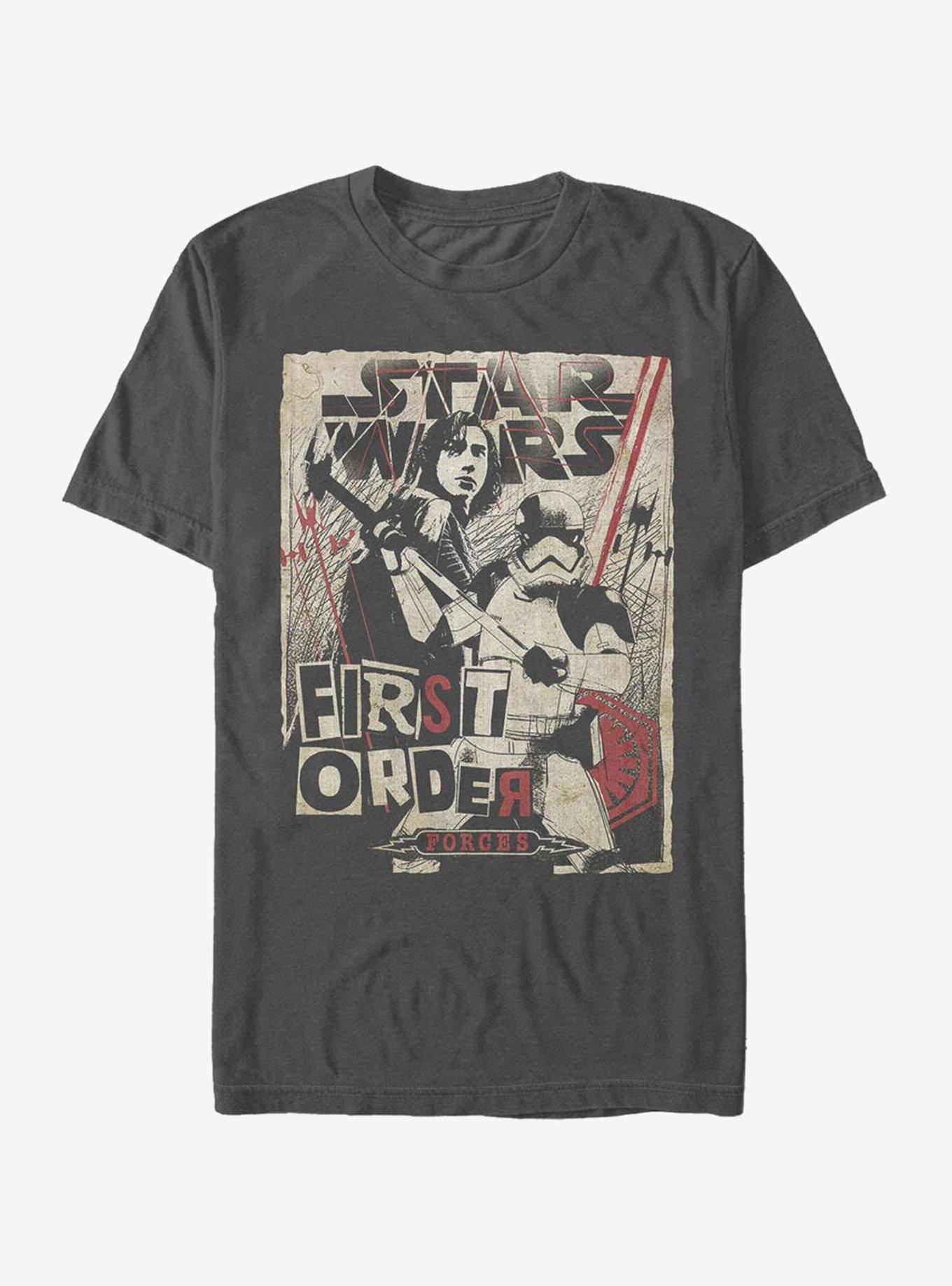 Star Wars First Order Forces T-Shirt, CHARCOAL, hi-res