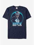 Marvel X-Men Havok Circle T-Shirt, NAVY, hi-res