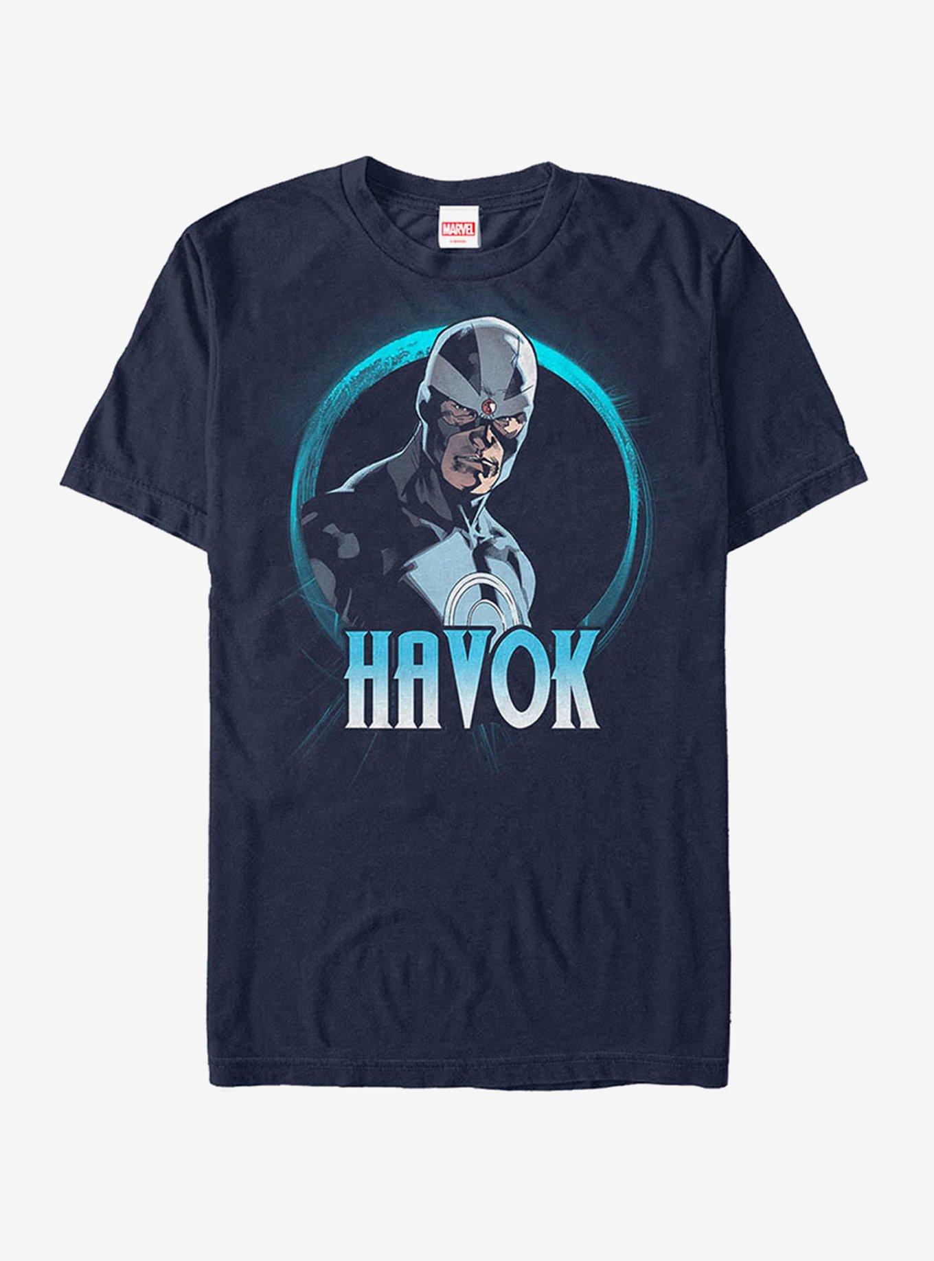 Marvel X-Men Havok Circle T-Shirt, NAVY, hi-res