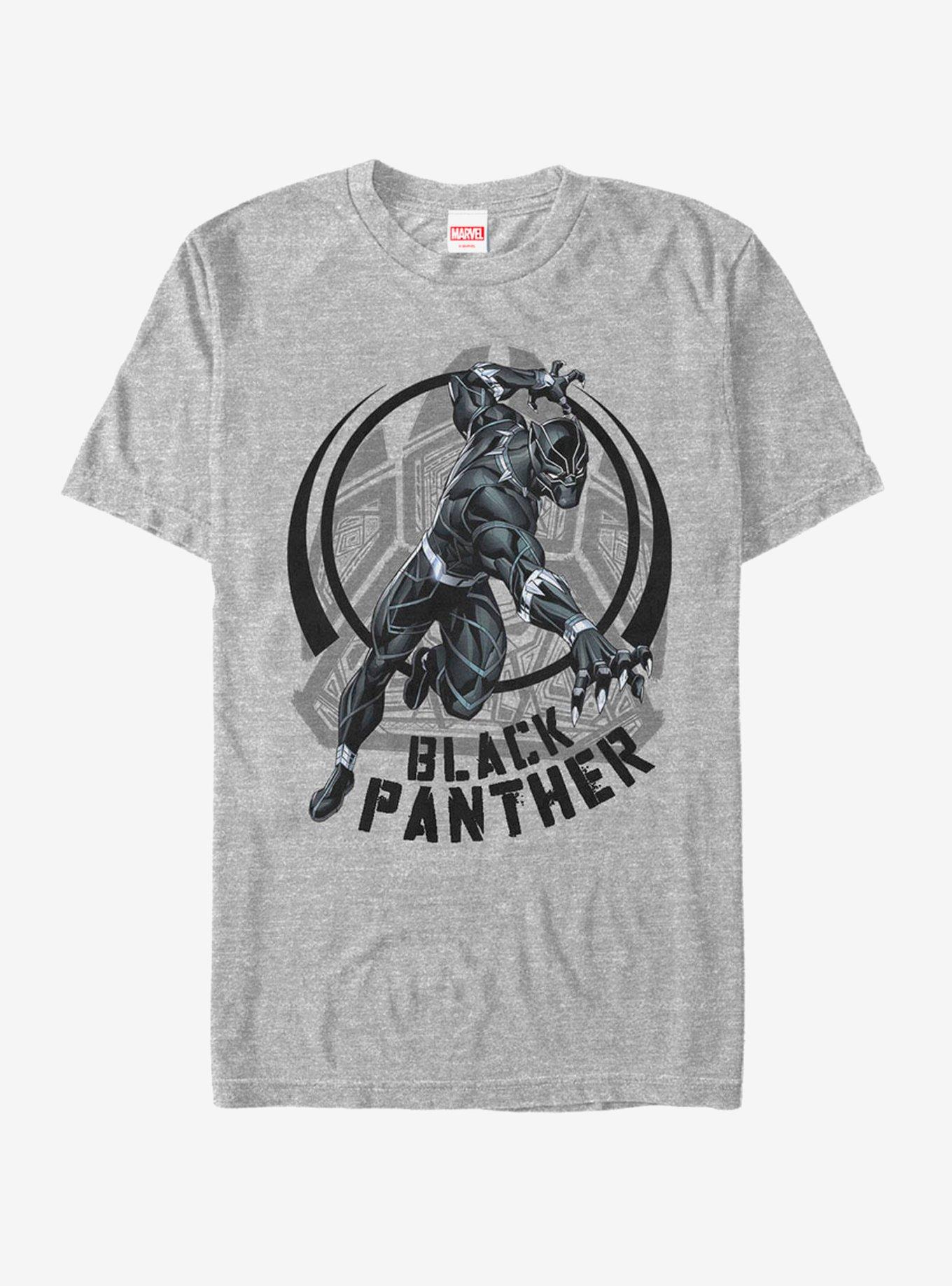 Marvel Black Panther Circle Claw T-Shirt, ATH HTR, hi-res