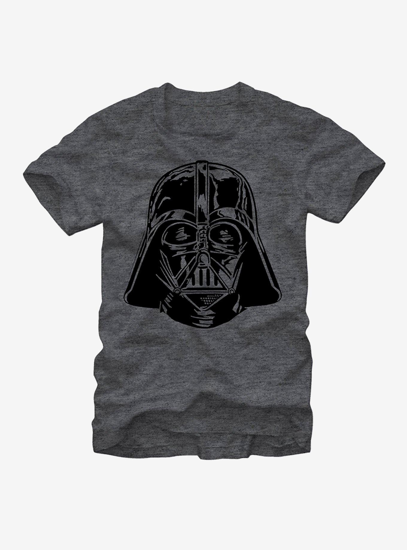 Star Wars Darth Vader Helmet T-Shirt, CHAR HTR, hi-res