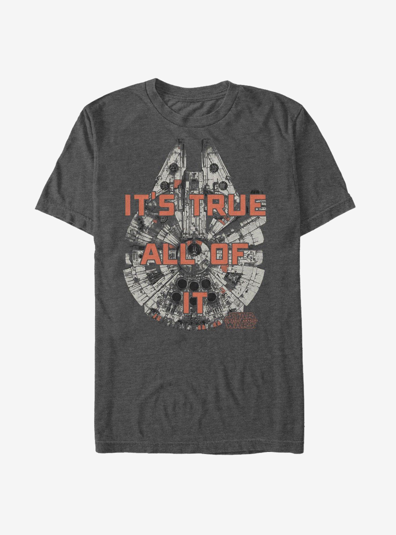 Star Wars Millennium Falcon Han Solo It's True T-Shirt, , hi-res