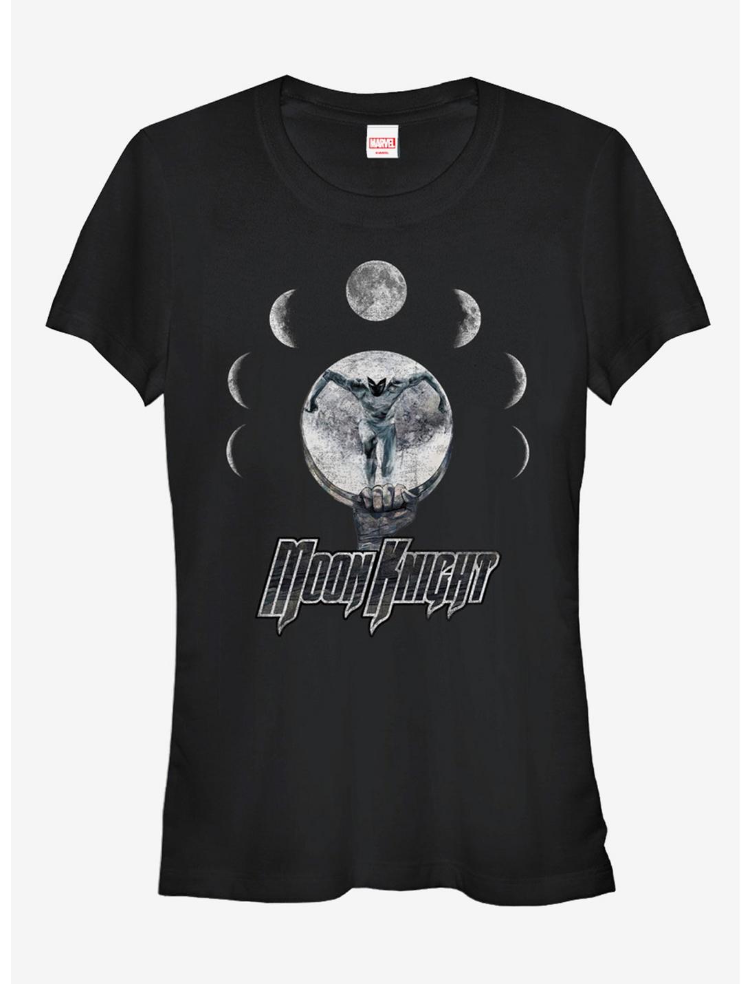Marvel Moon Knight Lunar Cycle Girls T-Shirt, BLACK, hi-res