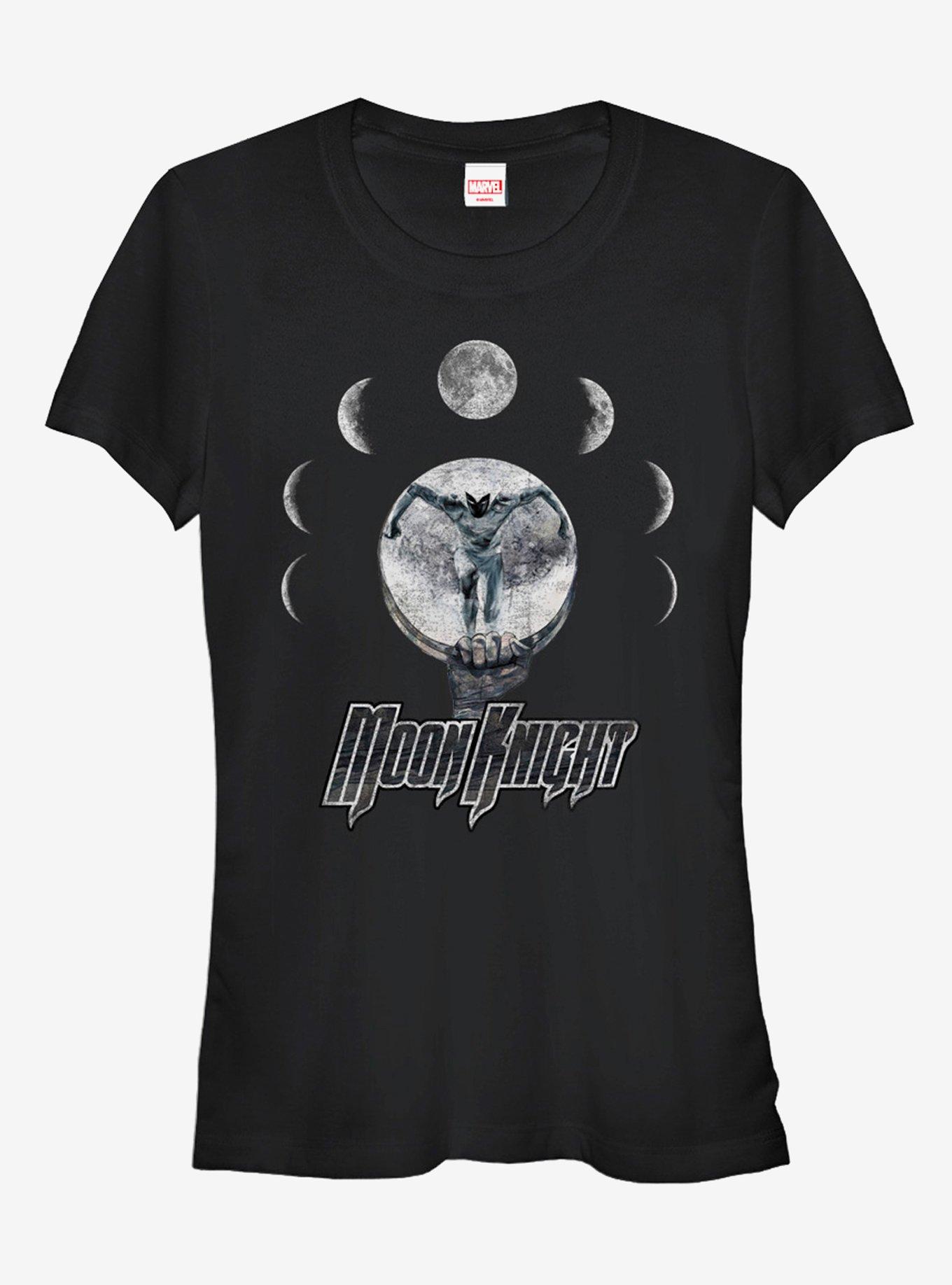 Marvel Moon Knight Lunar Cycle Girls T-Shirt, BLACK, hi-res