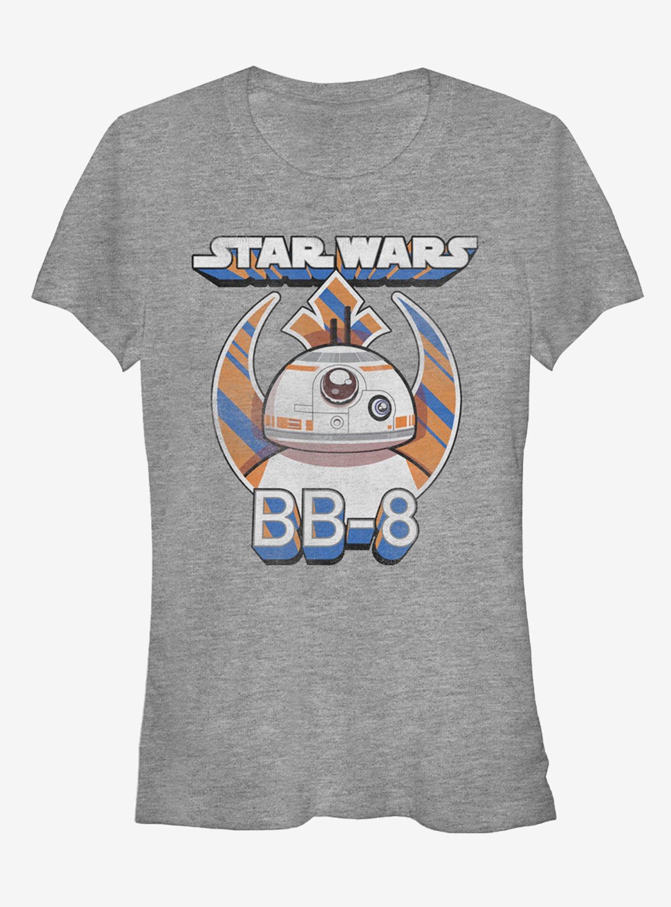 Star Wars The Force Awakens BB-8 Droid Girls T-Shirt - BLACK | Hot