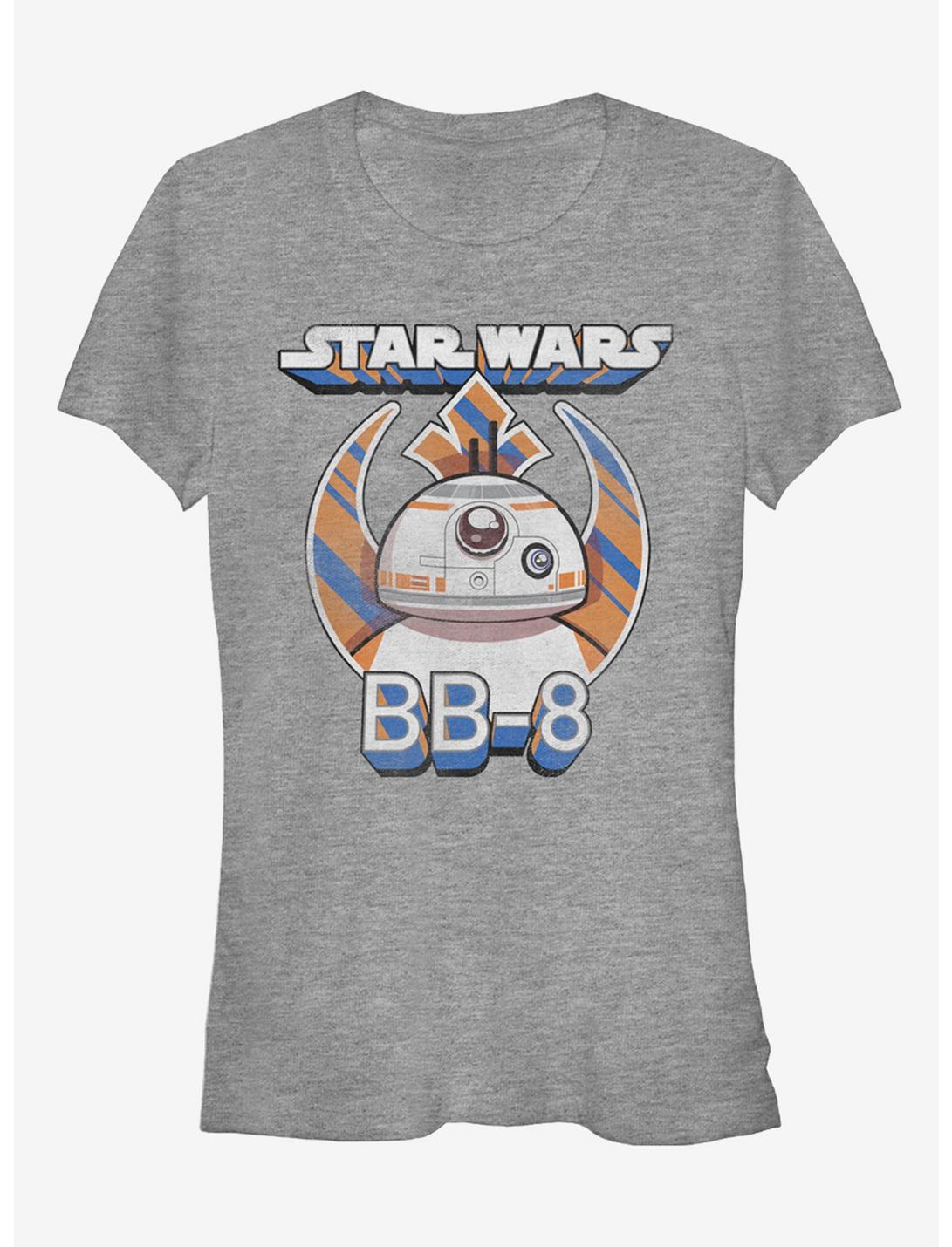 Star Wars The Force Awakens BB-8 Droid Girls T-Shirt, ATH HTR, hi-res
