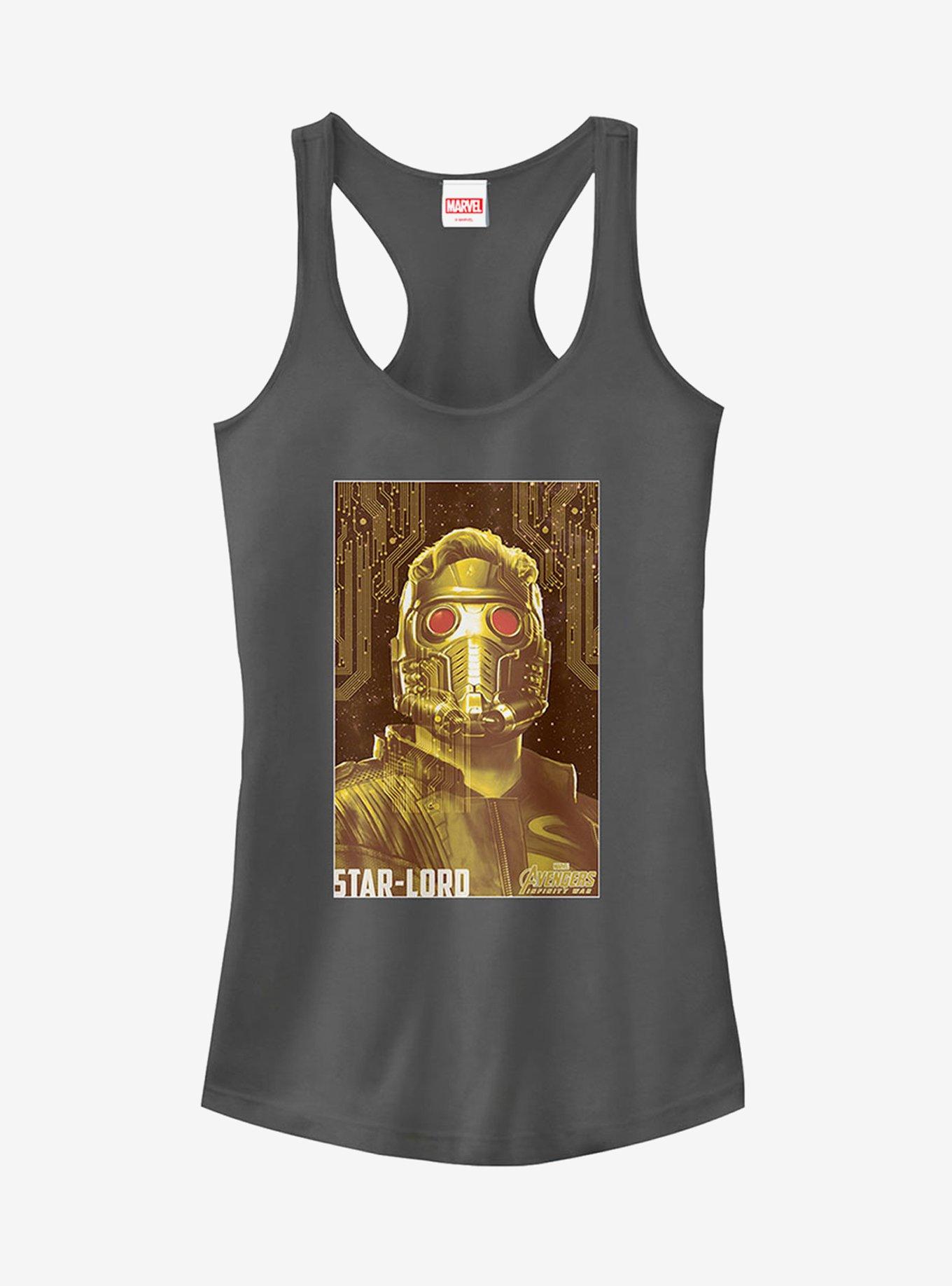 Marvel Avengers: Infinity War Star-Lord Girls T-Shirt, CHARCOAL, hi-res