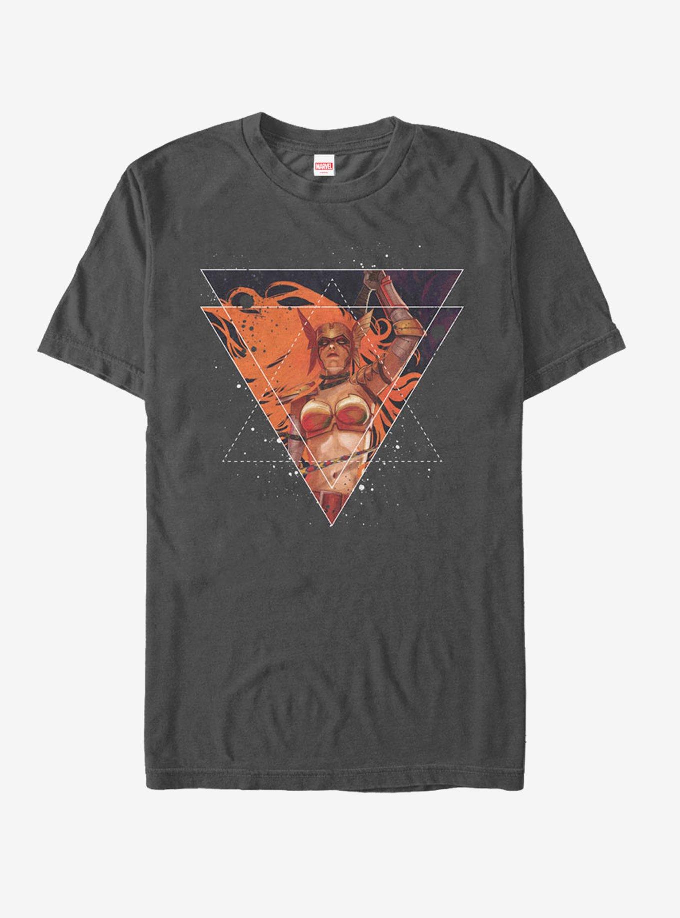 Marvel Angela Triangle T-Shirt, CHARCOAL, hi-res