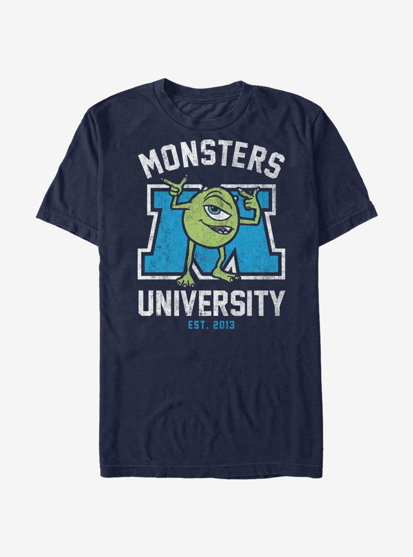 Monsters Inc. Cartoon Mike T-Shirt, NAVY, hi-res