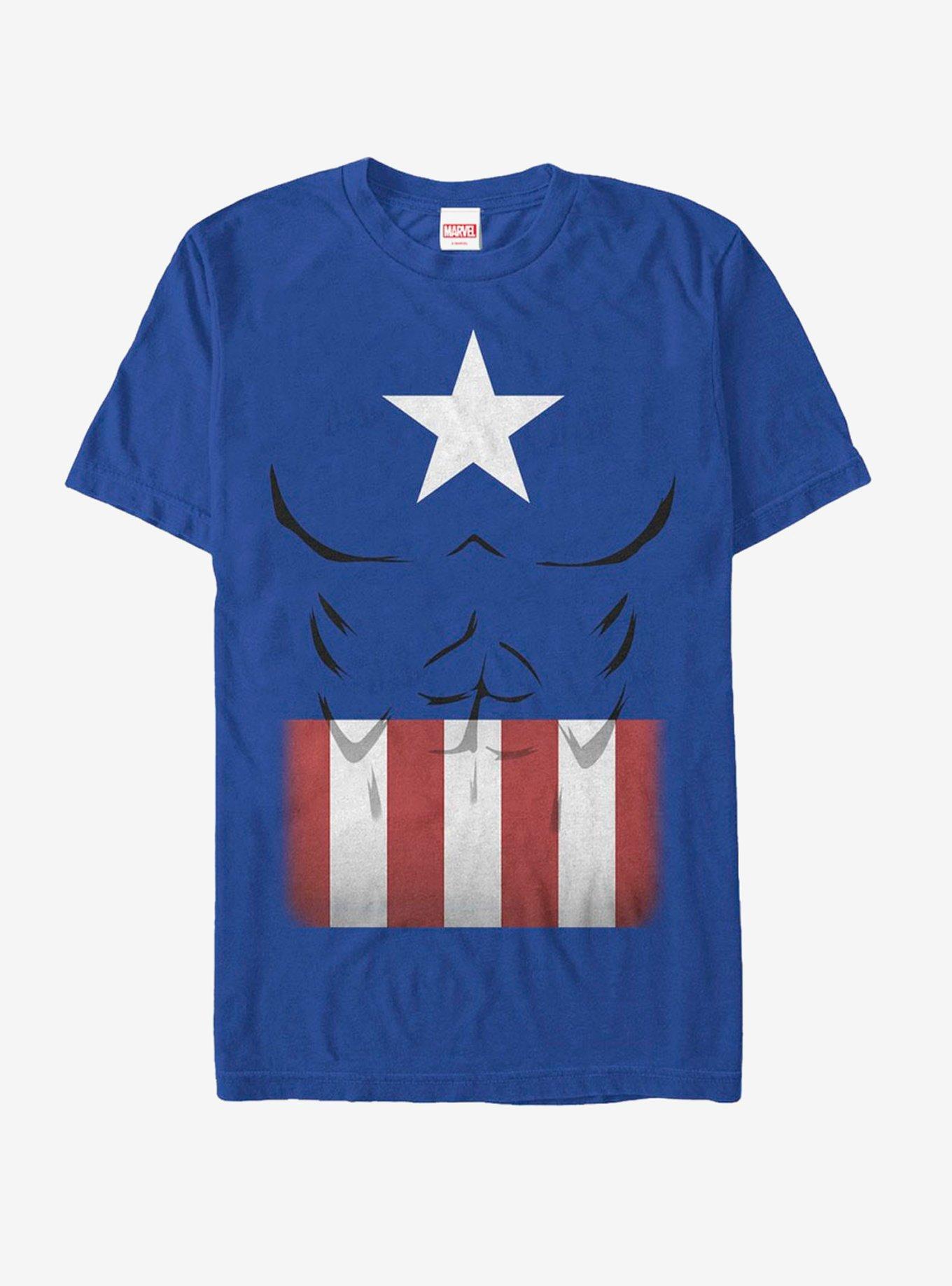 Marvel Halloween Captain America Costume T-Shirt, ROYAL, hi-res